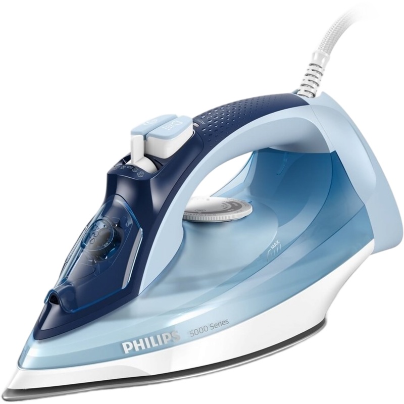 Изображение товара Утюг Philips DST5030/20 голубой 2400 Вт керамическая подошва вертикальное отпаривание