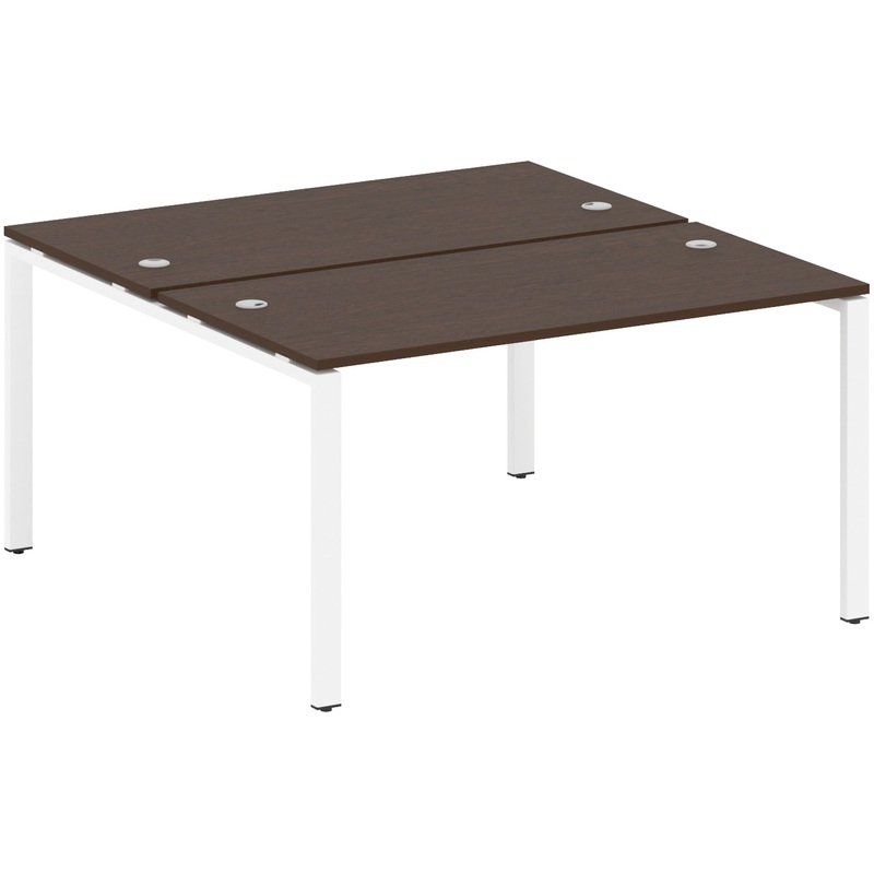 Изображение товара Рабочая станция Metal System Style БП.РАС-СП-2.3 венге цаво/белый 1400x1475x750 мм