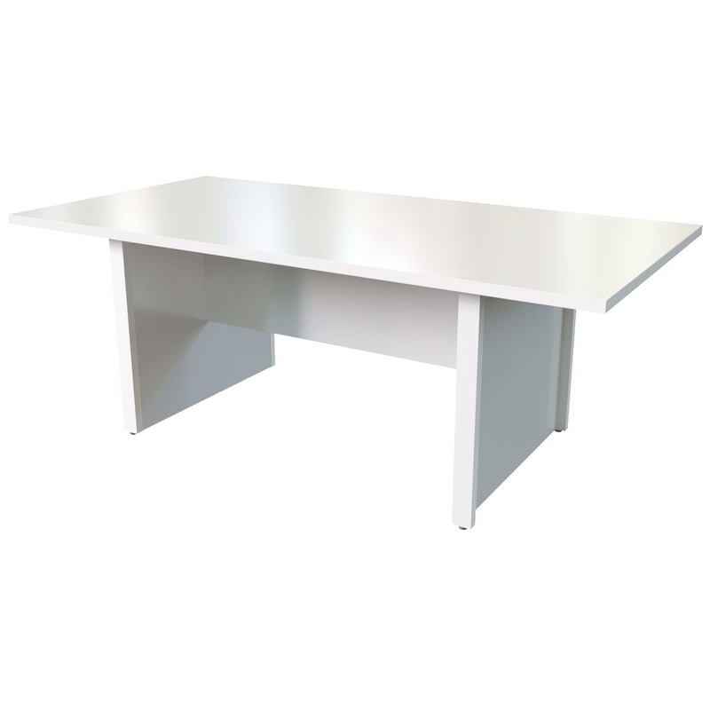 Изображение товара Стол для переговоров Steel Evo 17701 белый 2000х1000 мм офисный широкий