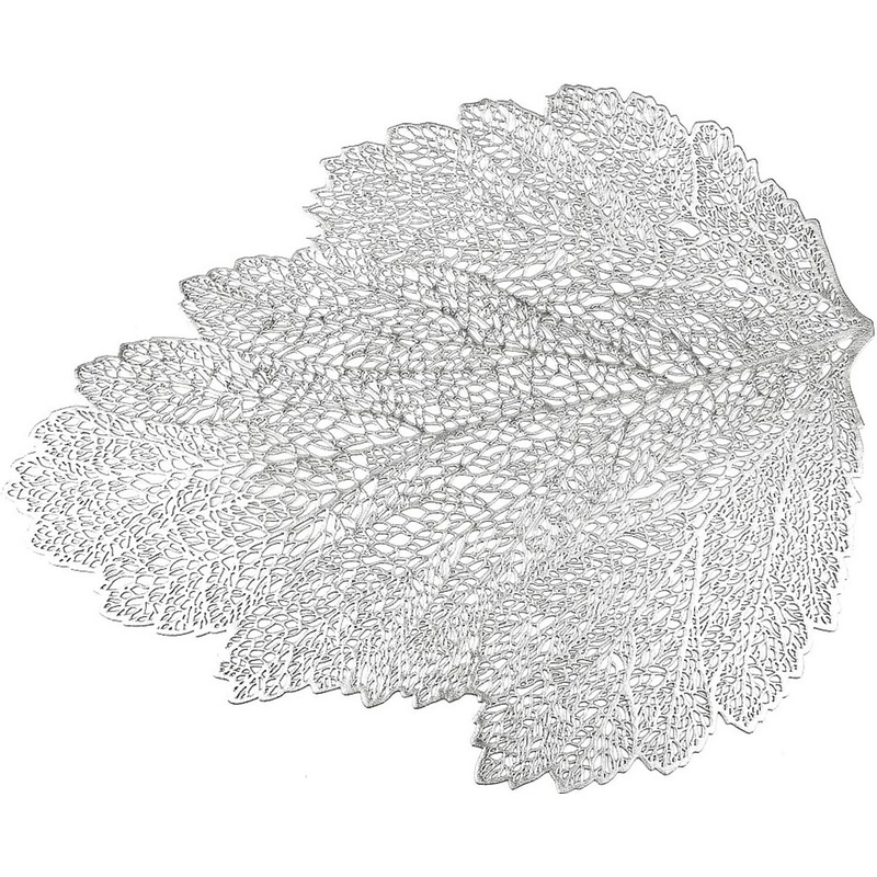 Изображение товара Салфетка сервировочная Nouvelle Daily Аjoure 36x46 см серебристая в упаковке 4 шт