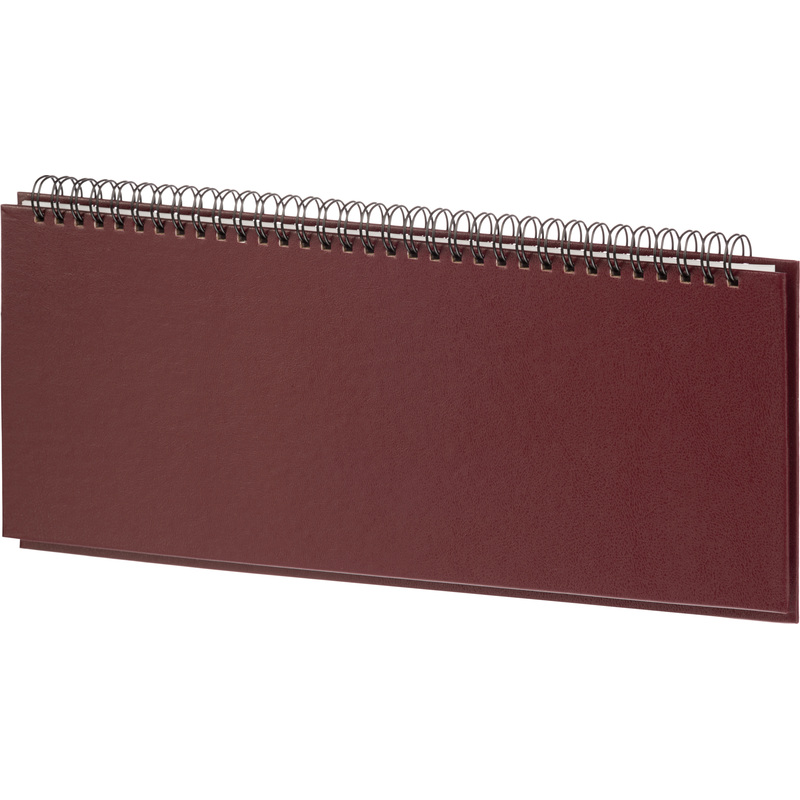 Изображение товара Планинг 2026 год с календарем 4 года в бордовой обложке 130x305 мм