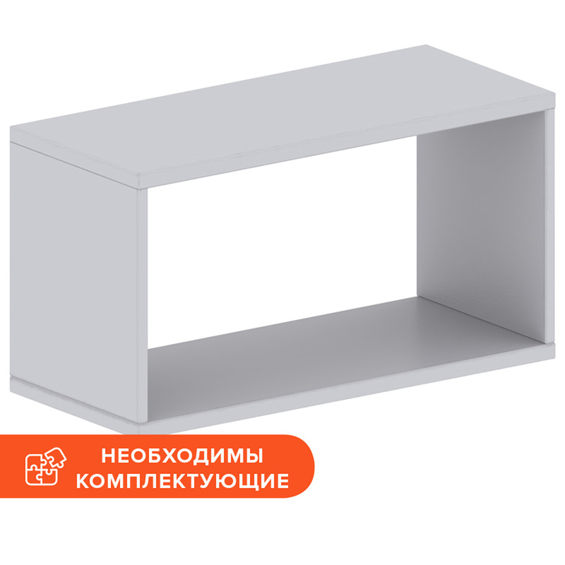 Изображение товара Каркас-антресоль Комус Мебель Easy серый Россия 768х370х410 мм