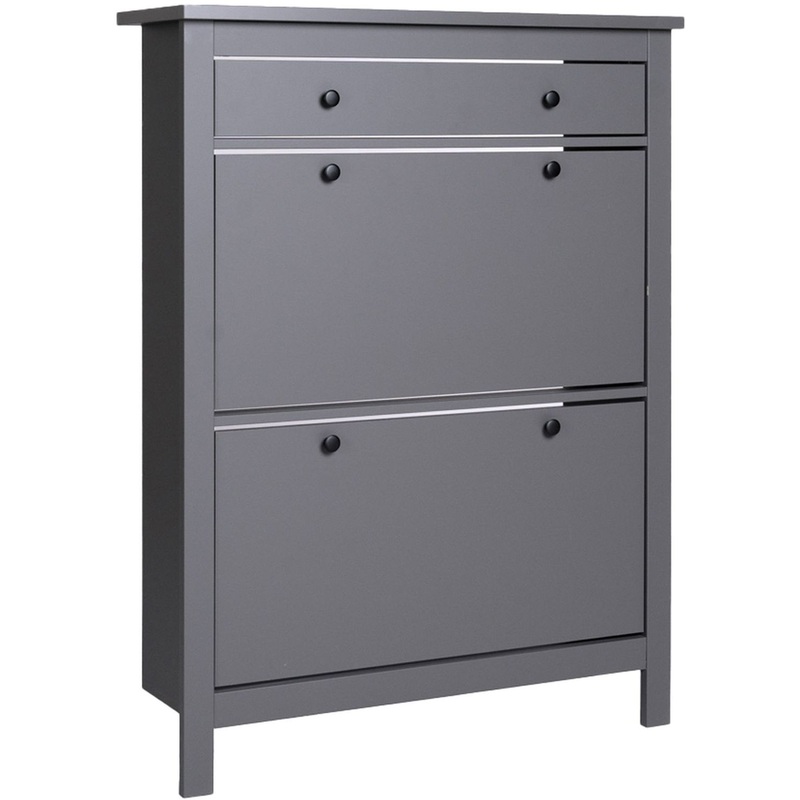 Изображение товара Обувница ГУД ЛАКК Сага серая 920х299х1218 мм