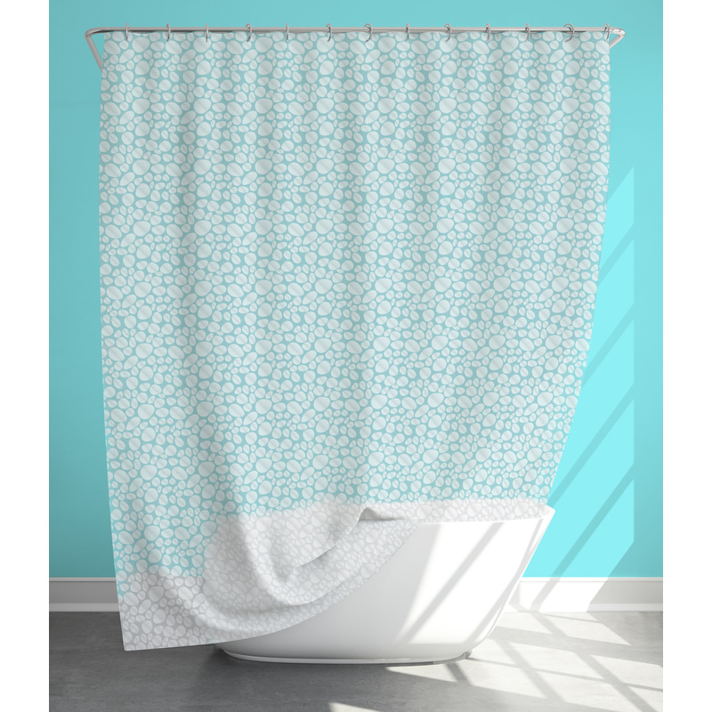 Изображение товара Штора для ванной 3-d Fresh Code Пляжный берег 180x180 см из ЭВА белая