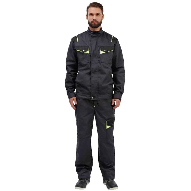 Изображение товара Мужская рабочая летняя куртка Л27-КУ из хлопка и полиэстера для промышленности