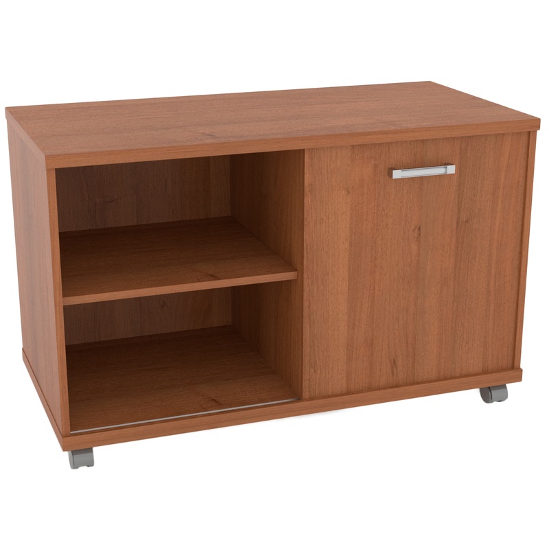 Изображение товара Тумба подкатная Комус Мебель Сатурн-Д из ЛДСП цвет яблоня 1032х481х660 мм