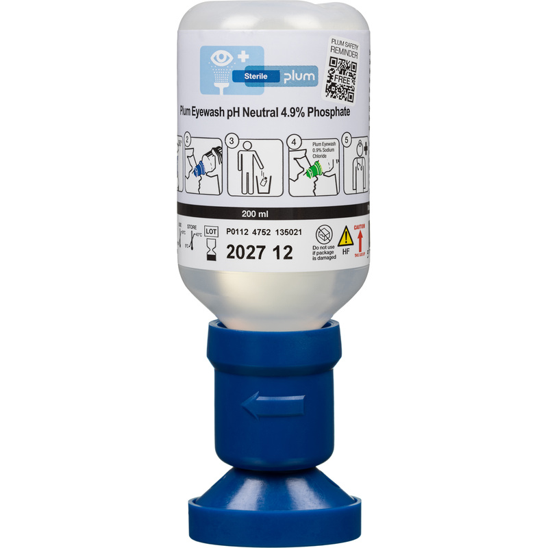 Изображение товара Раствор для промывания глаз Plum EyeWash pH Neutral 4.9% Phosphate 200 мл