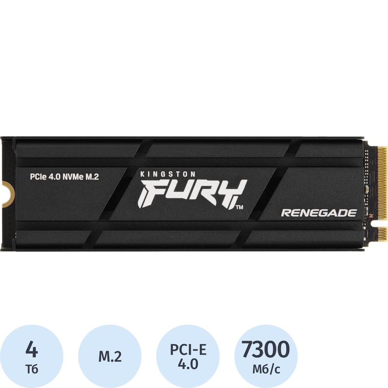 Изображение товара SSD накопитель Kingston Fury Renegade 4 ТБ (SFYRDK/4000G)