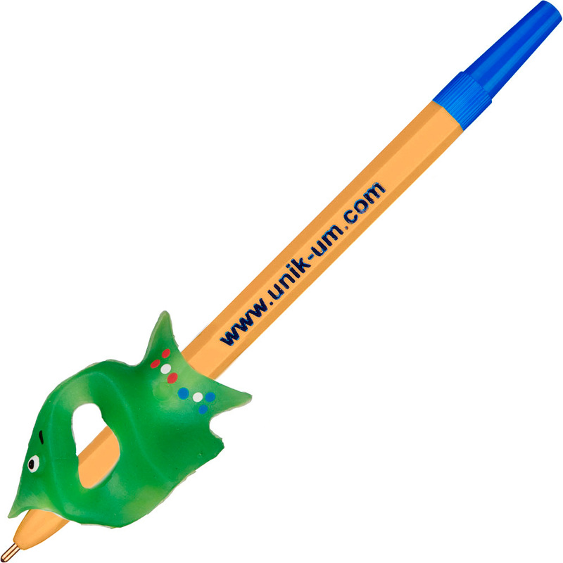 Изображение товара Ручка шариковая неавтоматическая Уник-Ум Самоучка для левшей синяя (толщина линии 0.7 мм)