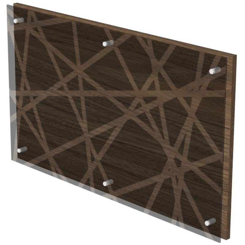 Изображение товара Траверс накладной Time.S Ts-100.3 из ЛДСП и стекла