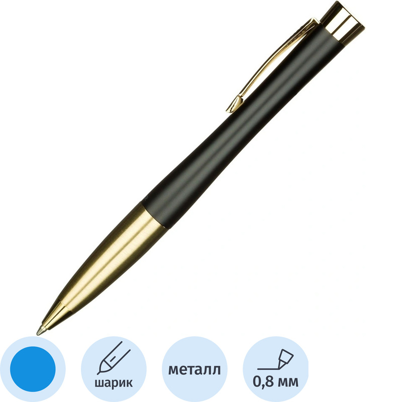 Изображение товара Шариковая ручка Parker Urban Muted Black с синими чернилами