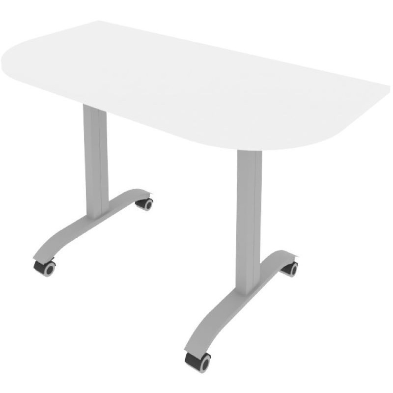 Изображение товара Секция стола для переговоров СМ4.1 прямая белый 1300x650x757 мм