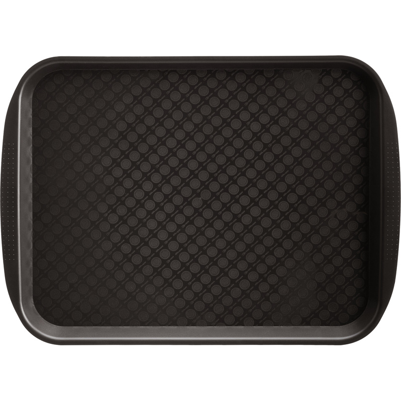 Изображение товара Полипропиленовый прямоугольный поднос Restola 36.5x27 см коричневый