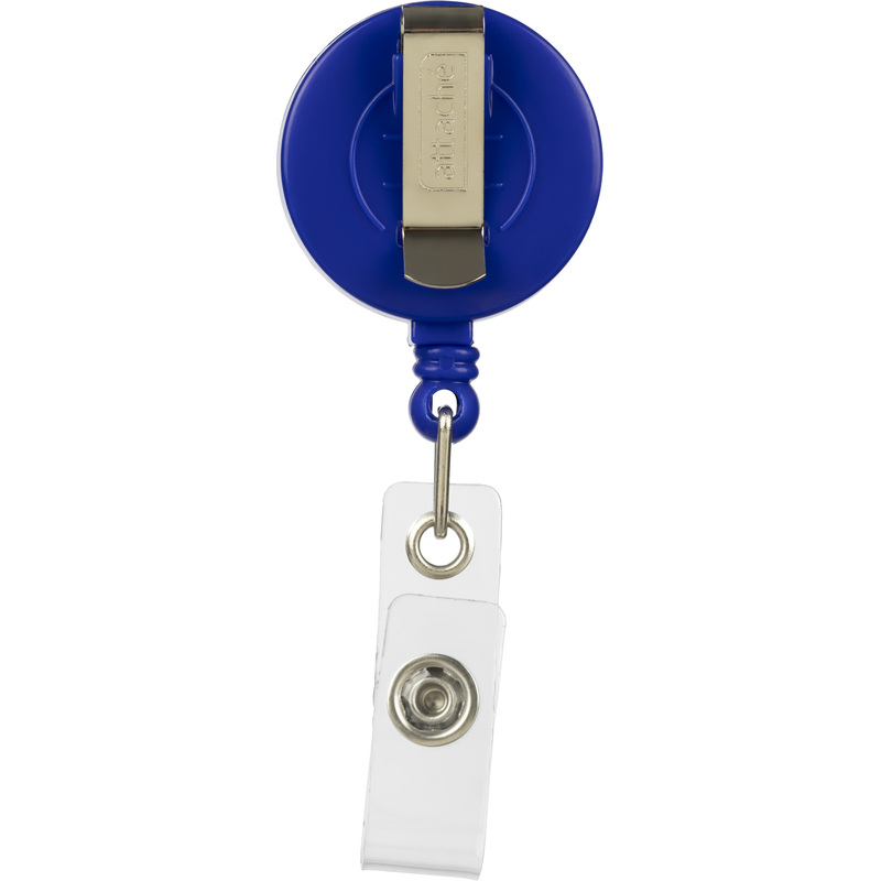 Изображение товара Держатель для бейджа с рулеткой Attache синего цвета