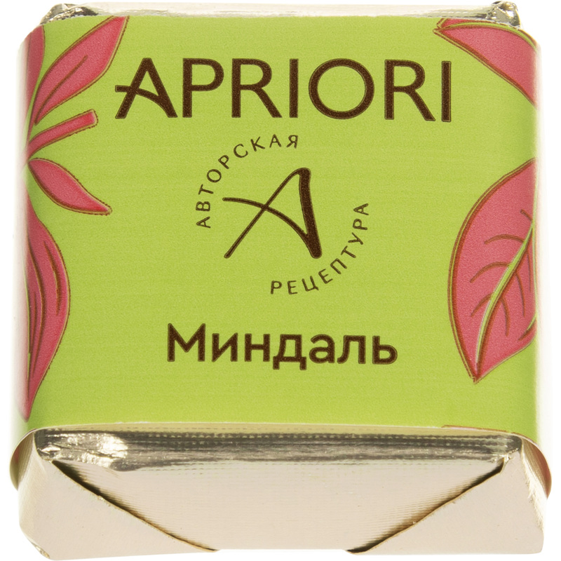 Изображение товара Конфеты шоколадные Apriori с миндальным кремом и дроблёной абрикосовой косточкой (1900 г в упаковке)