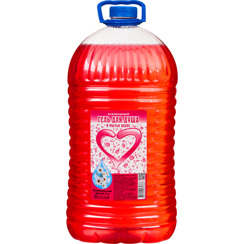 Изображение товара Гель для душа Освежающий 5 л