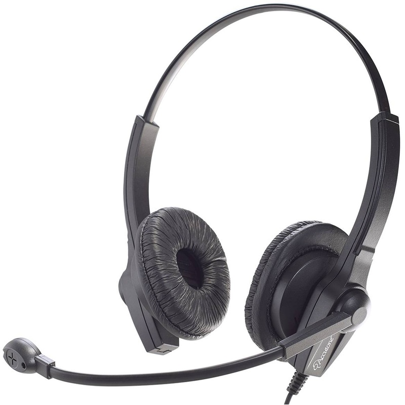 Изображение товара Гарнитура проводная Accutone UB610 с USB разъемом и функцией отключения микрофона