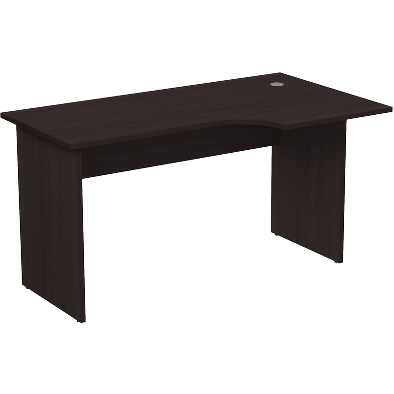 Изображение товара Криволинейный письменный стол из ЛДСП модель 2С.045 правый венге