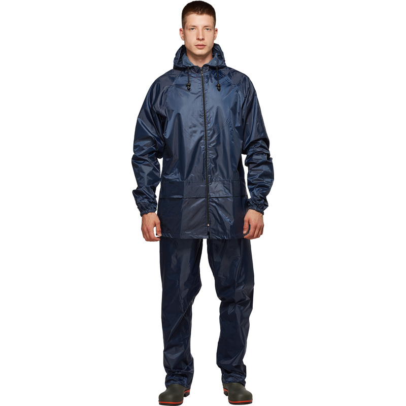 Изображение товара Влагозащитный костюм Тайфун полиэфир с ПВХ покрытием синий 48-50 рост 182-188