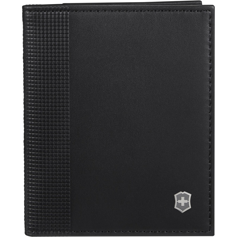 Изображение товара Карманная визитница Victorinox Altius Alox из натуральной кожи черная