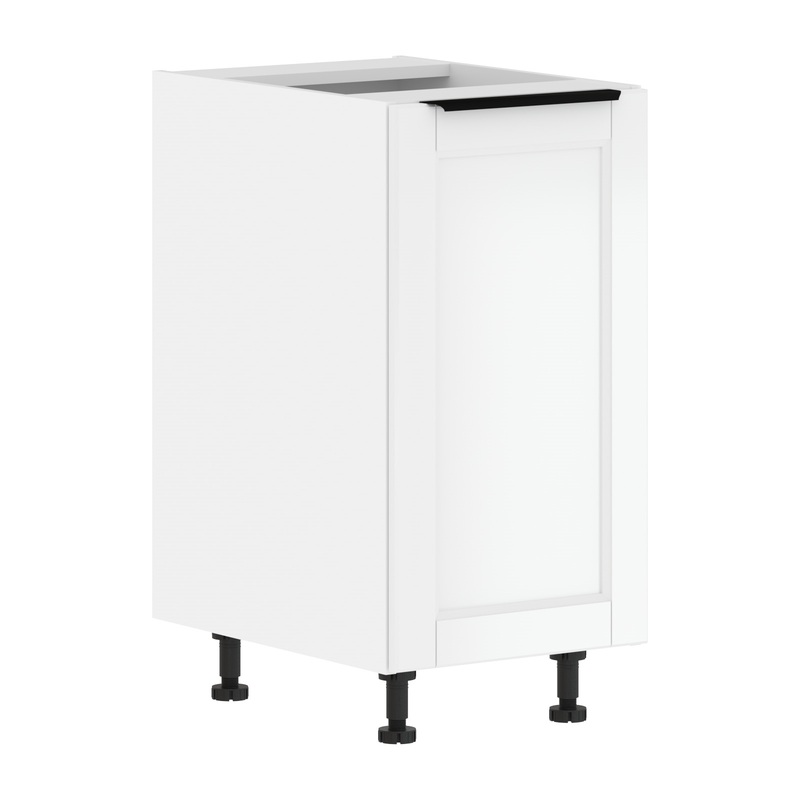 Изображение товара Шкаф напольный Sicilia белая эмаль 400х560х820 мм с полкой для ванной и кухни