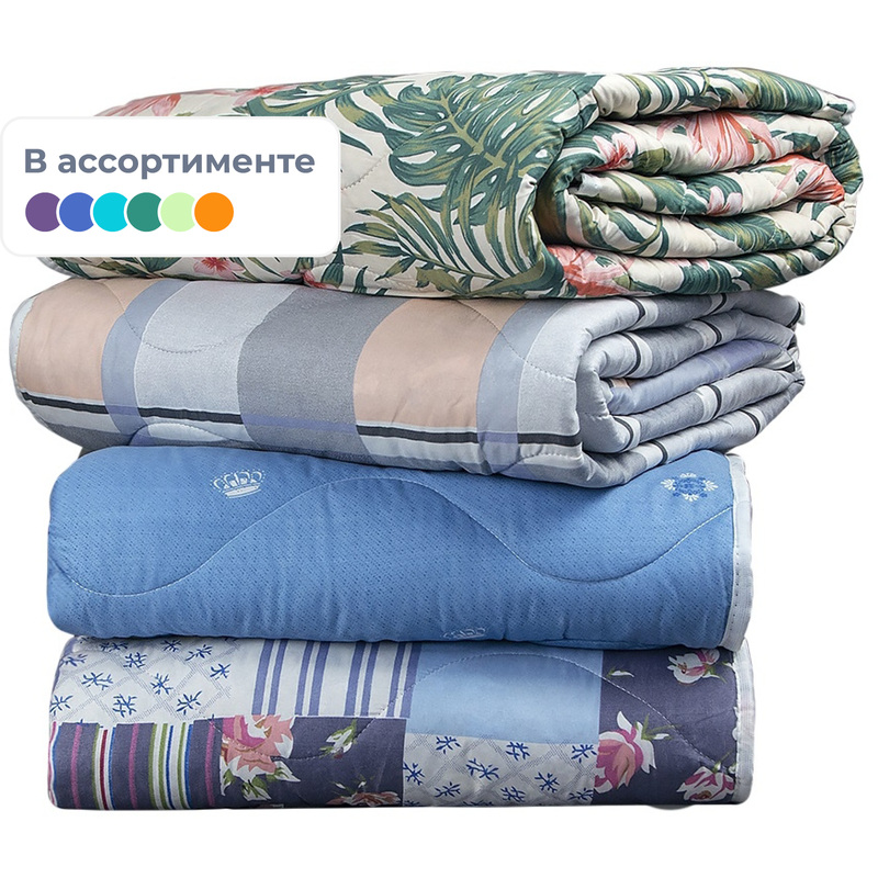Изображение товара Стеганое одеяло Selena 172x205 см регенерированное волокно микрофибра мягкое зимнее летнее