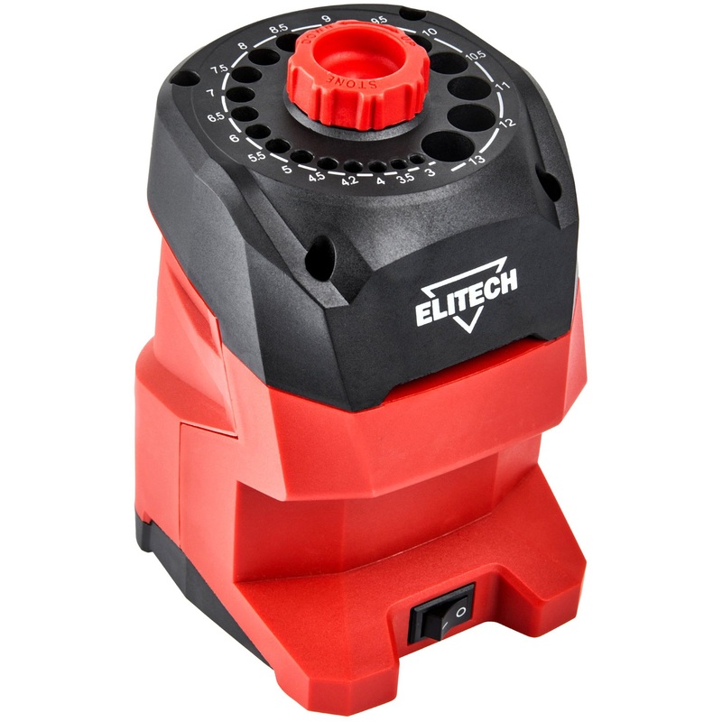 Изображение товара Станок заточной Elitech ДМСТ013С 100Вт для сверл диаметр 3-13мм