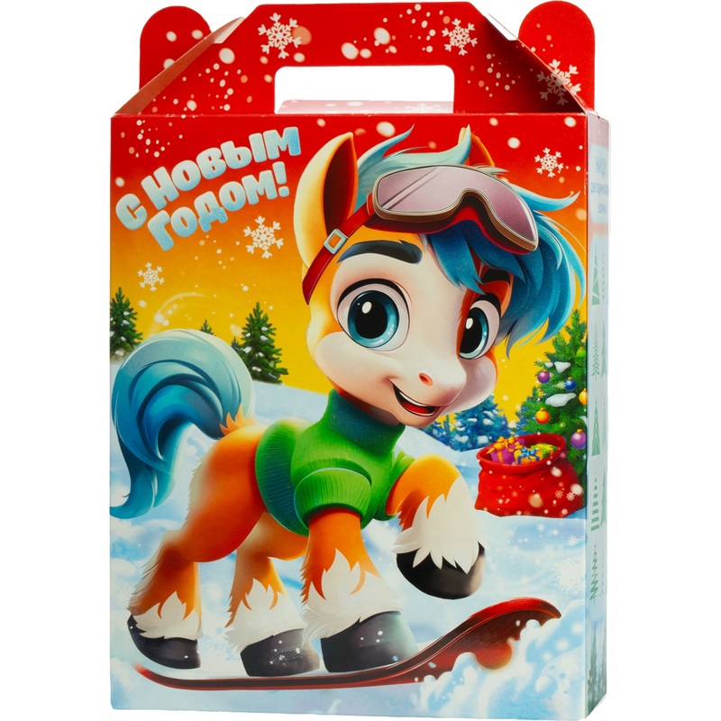 Изображение товара Новогодний сладкий подарок РОКО Марк и Няша 1000 г праздничный набор конфет