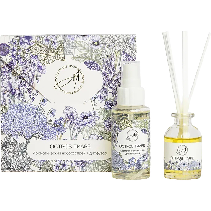 Изображение товара Набор ароматический Aroma Harmony Остров Тиаре 30 мл и 70 мл