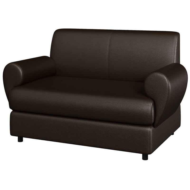 Изображение товара Диван двухместный Матрикс M2-2 коричневый (кожзаменитель)