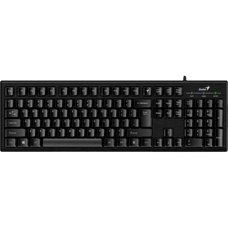 Изображение товара Проводная мембранная клавиатура Genius Smart KB-101 с USB интерфейсом и русской раскладкой