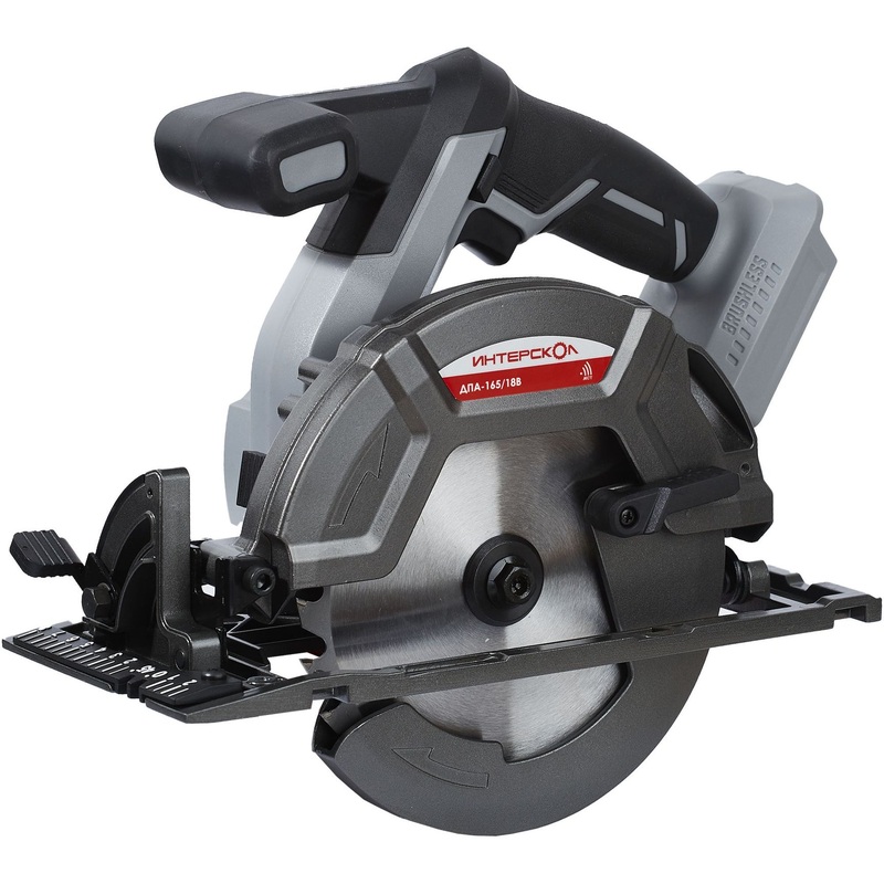 Изображение товара Пила дисковая аккумуляторная Интерскол ДПА-165/18В профессиональная