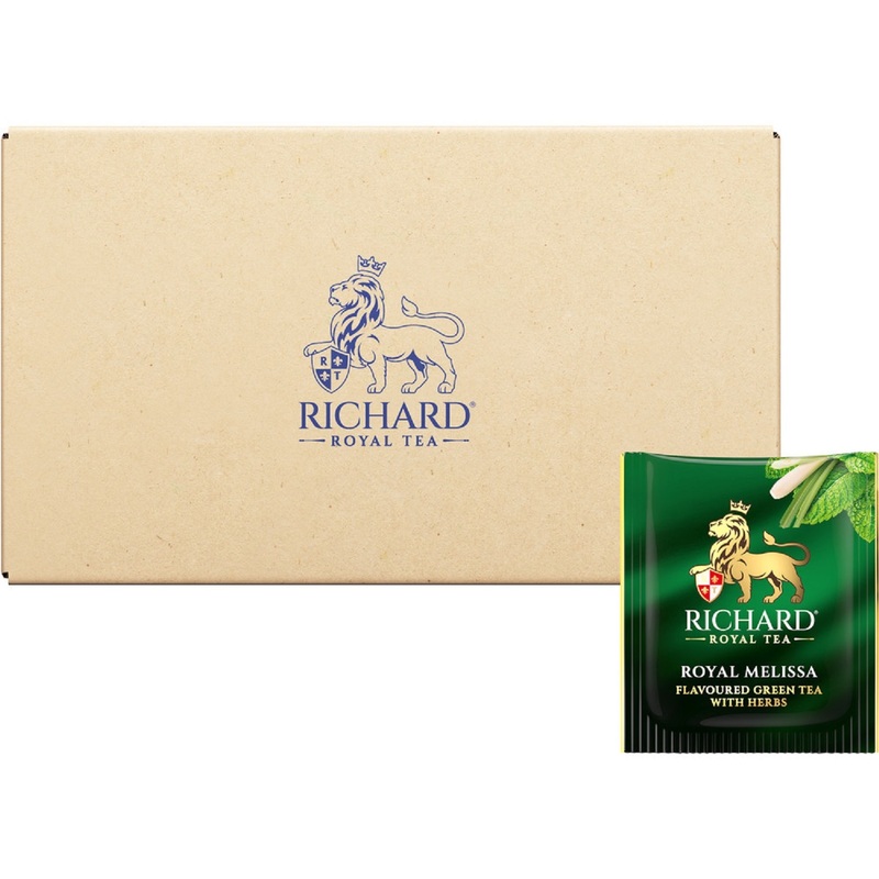 Изображение товара Зеленый чай Richard Royal Melissa 200 пакетиков натуральный чай с мятой и лемонграссом