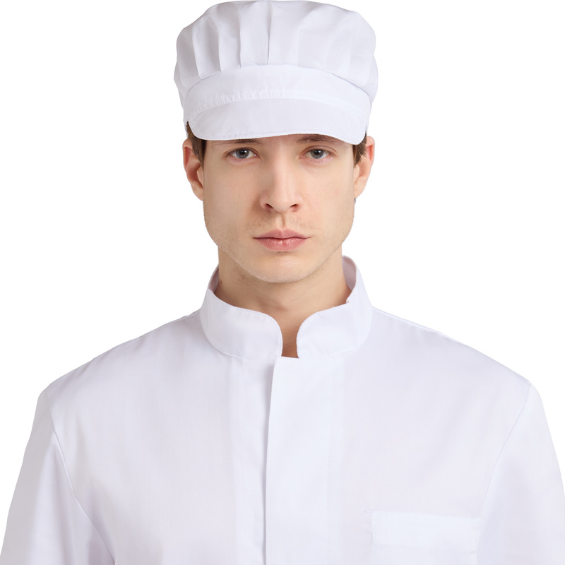 Изображение товара Кепи для пищевого производства мужское белое универсальный размер
