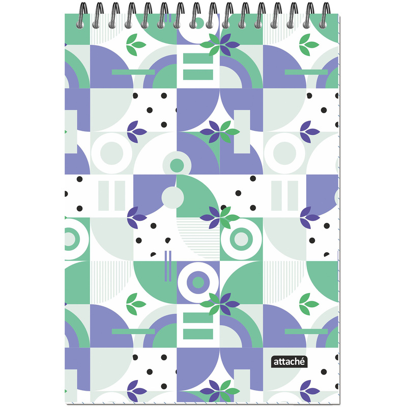 Изображение товара Блокнот Attache Яркий А5 Зеленый в клетку 40 листов офсетная бумага