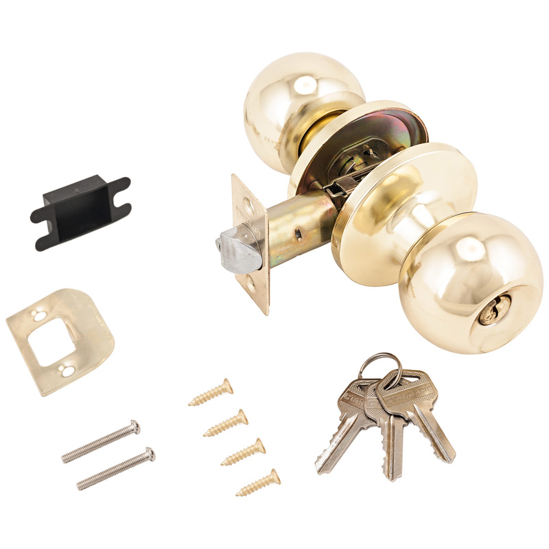 Изображение товара Защелка кноб Стандарт 607 ET GP золотистая для межкомнатных дверей