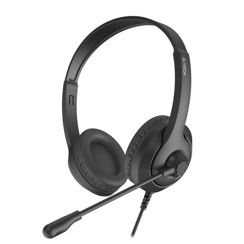 Изображение товара Гарнитура проводная A4Tech Fstyler FH100I Stone Black с микрофоном