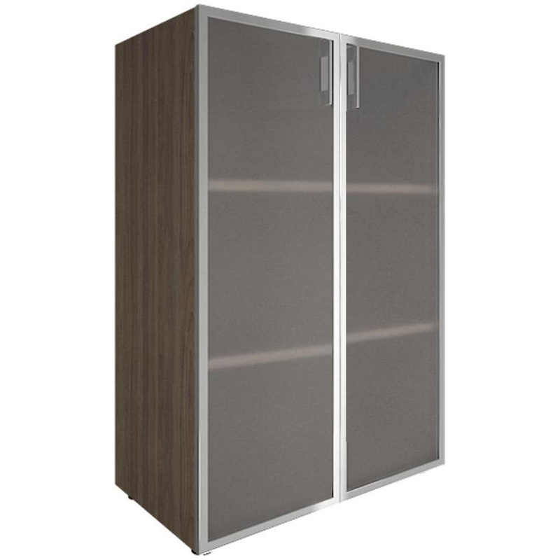 Изображение товара Шкаф для документов LT-ST 2.4R со стеклом вяз благородный 800х450х1195 мм