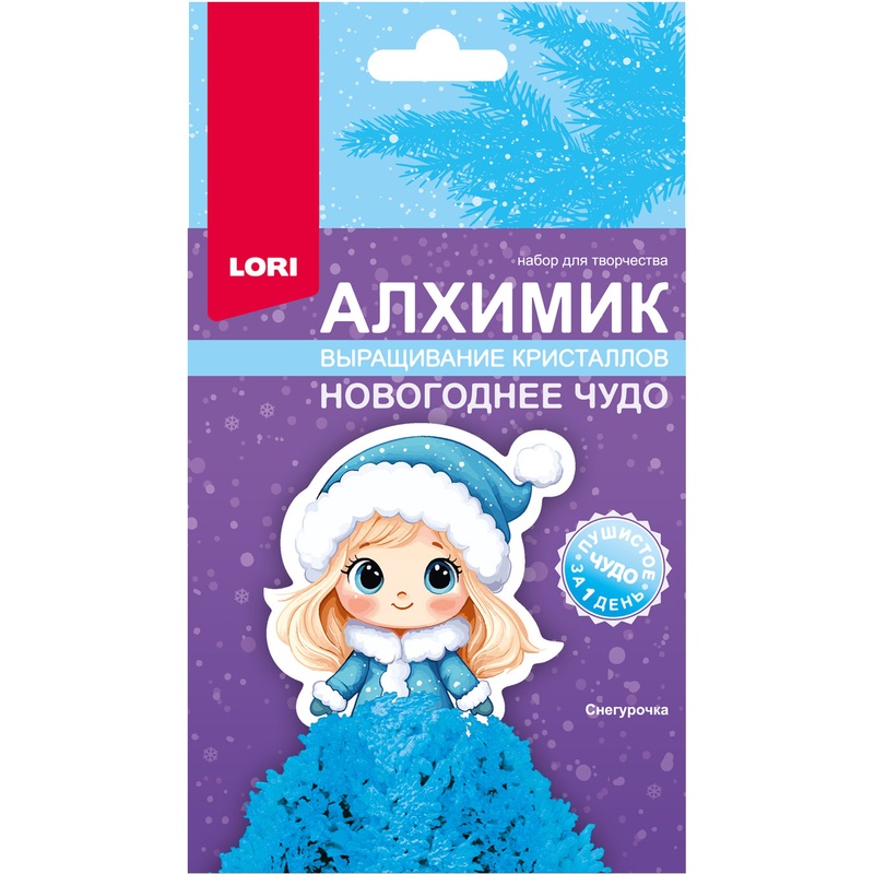 Изображение товара Набор для опытов Выращивание кристаллов НГ чудо Фигурка Снегурочка,Крф-049