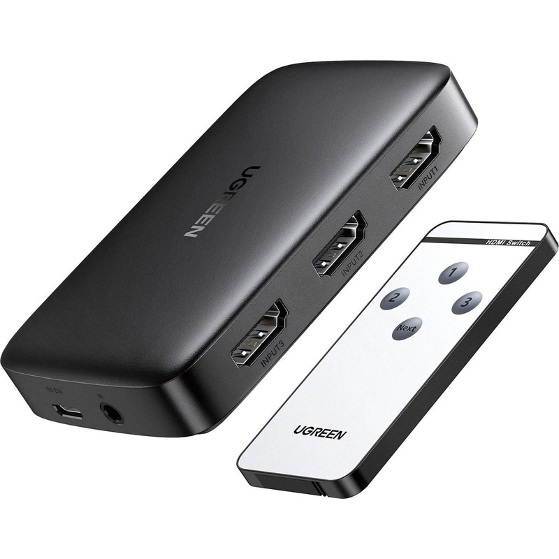 Изображение товара Разветвитель HDMI Ugreen CM332 для micro USB и USB A - 4K совместимость Изображение товара Разветвитель HDMI Ugreen CM332 для micro USB и USB A - 4K совместимость