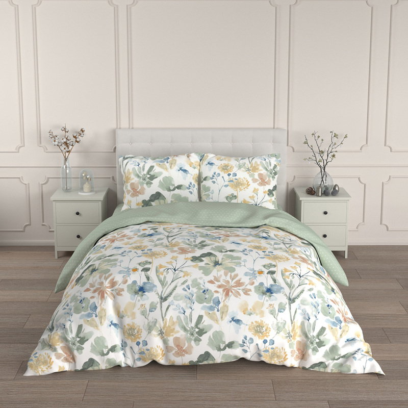 Изображение товара Постельное белье Для Snoff Эрнесто 2-спальное сатин с европростынёй, Россия