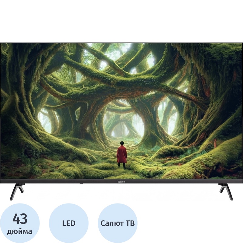 Изображение товара Телевизор 43" Sber SDX-43U5500DBA Ultra HD 4K