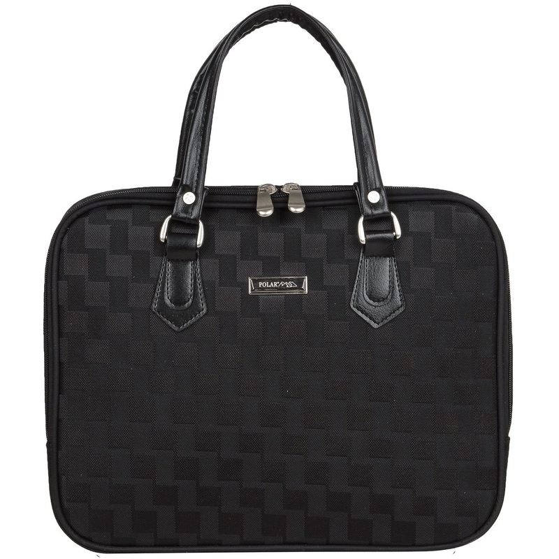 Изображение товара Унисекс сумка для документов Polar черная формата А4 и до 15 дюймов ноутбук