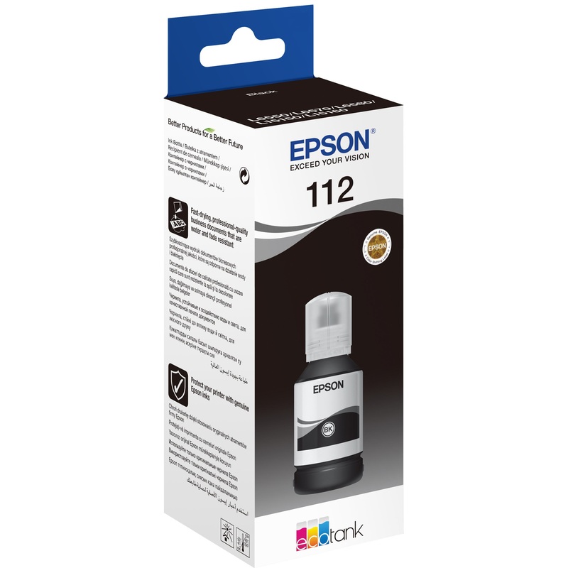 Изображение товара Чернила Epson T06C14A C13T06C14A черные оригинальные для Epson принтеров