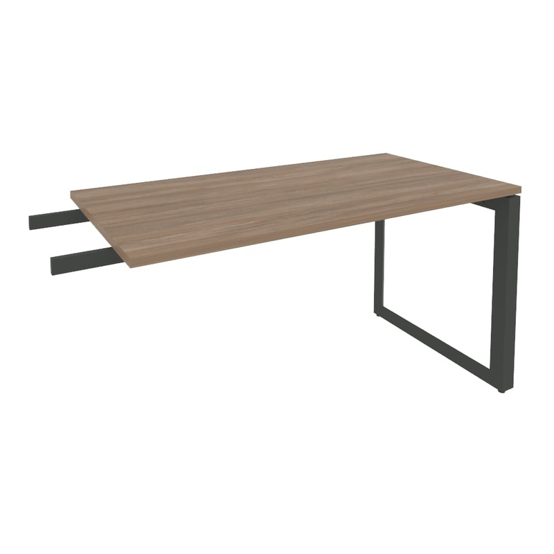 Изображение товара Брифинг-приставка к столам Onix-O O.MO-BR-13 (дуб аризона/антрацит, 1380х720х750 мм)