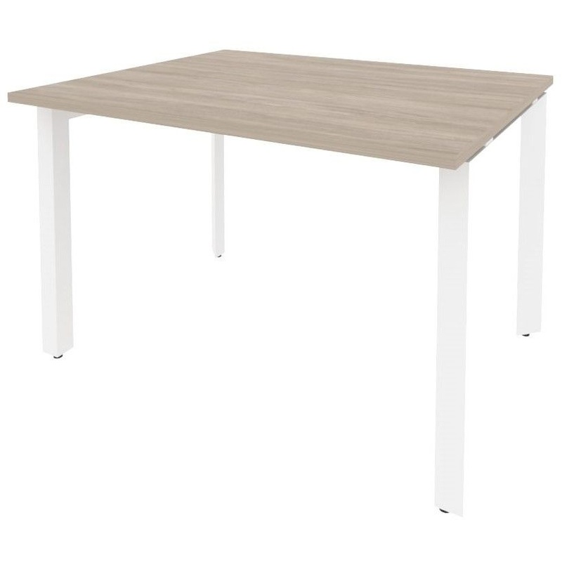 Изображение товара Стол для переговоров Onix-П O.MP-PRG-1.2 дуб аттик/белый 1180х980х750 мм