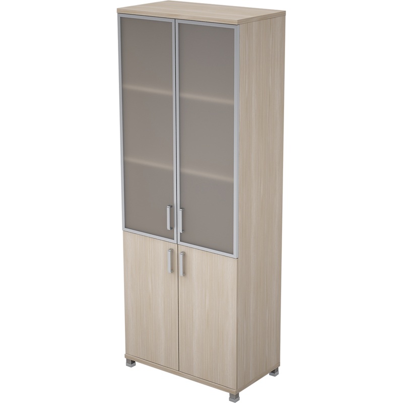 Изображение товара Шкаф для документов Avance 6Ш.005.4 со стеклом шамони светлый 800х450х2116 мм