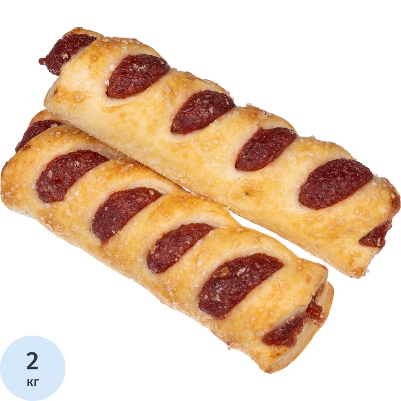 Изображение товара Печенье слоеное Bakery Story Трубочка Малинка 2 кг
