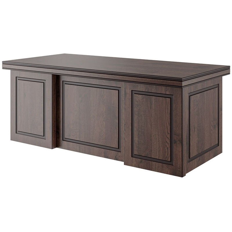 Изображение товара Стол руководителя прямой Bern BRN8610304 (дуб апрельский, 1900х900х760 мм)