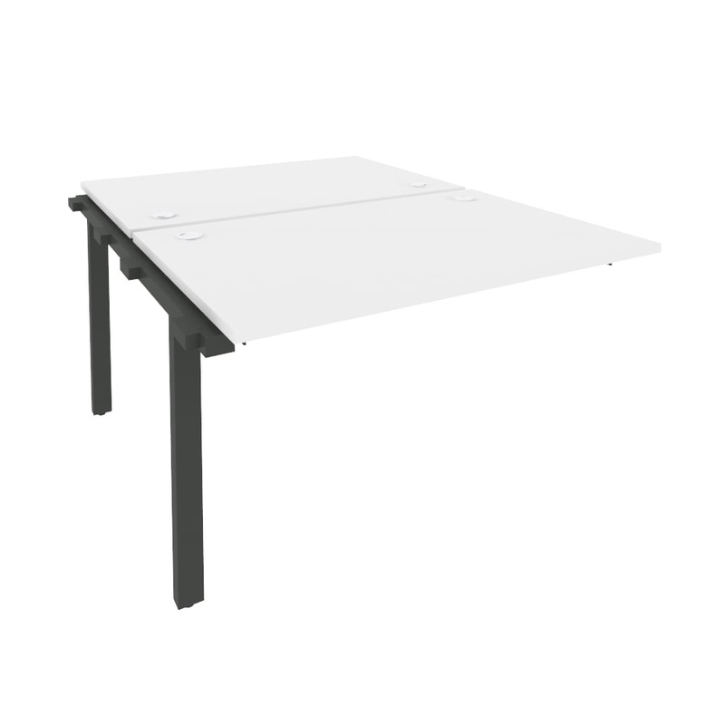 Изображение товара Элемент рабочей станции O.M-2.NRS-2.8 (белый бриллиант/антрацит, 1180х1635х750 мм)